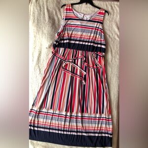 Studio One Multicolor Striped Dress